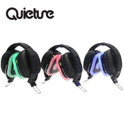 China Silent Headband Disco Headphones F39 With LED Light 600 Mah Battery 500m Control Range For Parties for sale