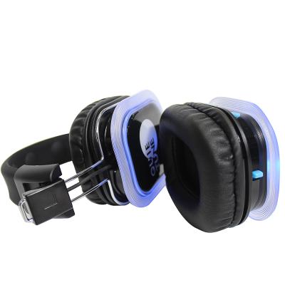 China 3 Channel Headband Disco Headphones Silent Headphones F39 500M Led Tranquil Quiet Live Radio For Party DJ for sale