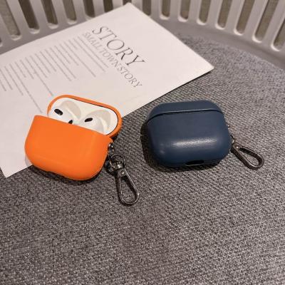 China Luxury Wireless Shockproof Earphone Cover Device New Arrivals Lightweight PU Leather Case Earphone Cover Device for sale