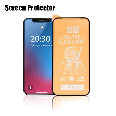 China Anti-fingerprint factory selling ceramic glass anti shatter ultra thin shock proof soft film for iphone 11pro 12 pro max glass screen protector for sale