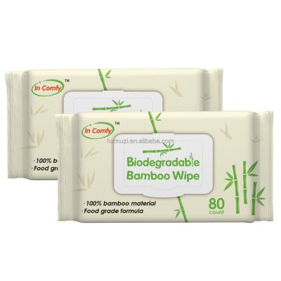 China Wet Wipes Eco - Friendly Bamboo Makeup Removal Makeup Remover Free Sample for sale