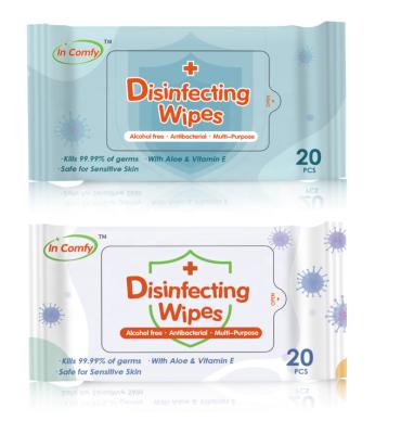 China Logo Disposable Hand Customized Viable Wipes for sale