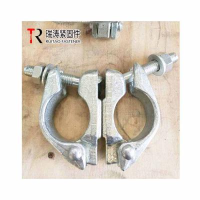 China 48.3*48.3Mm Modern High Quality Scaffold Coupler Pressed Swivel Coupler for sale