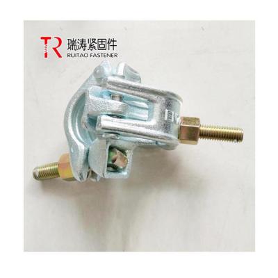 China Large Modern Material German Type 48.3*48.3Mm Right Angle Coupler Fixed Flange for sale