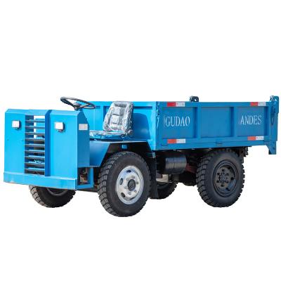 China Mini Truck Battery Underground Mine Dumper 3T Small Electric Truck Motorcycle Heavy Dump Tipper For Mine 4 - 6L for sale