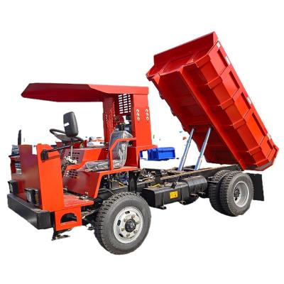 China 4 Wheel Drive Mining Dumper 6ton Large Capacity Wheel Underground Dump Truck For Mining Diesel Underground Mining Dump Truck 4 - 6L for sale