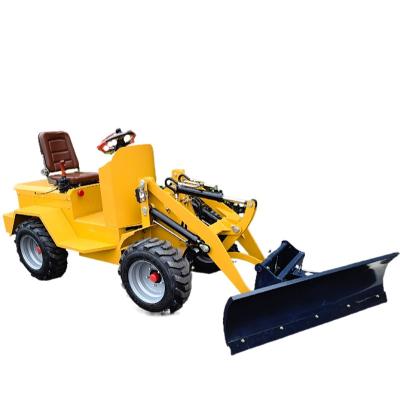 China Hotels Garden Use Small Multifunctional Mini Electric Loader Mini Loader 500 Kg 600 Kg Four Wheel Electric Loader for sale