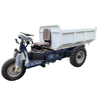 China Cargo 1.5 Ton Electric Mining Tricycles 3 Wheel Mini Dumper For Construction Dumper Truck Cargo Tricycle for sale