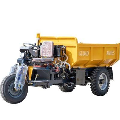 China mini cargo dumper truck for tunnel tipper loading mining diesel truck with battery tricycle diesel truck dumper for sale