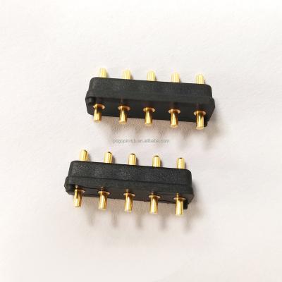 China Custom PCB Spring Load Brass Pogo Pin Connector DIP Connector for sale