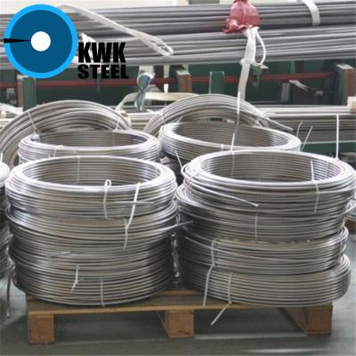 China All TP316/316L 1/4 Inch Stainless Steel Heating Tubing In Coil Seamless Wound Tubing for sale