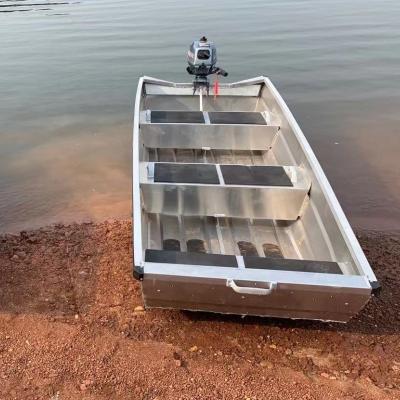 China Seawalker Aluminum Flat Bottom Boat Relaxing Fishing Boat for sale