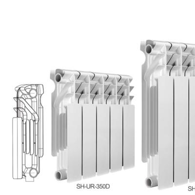 China Energy Saving Die Casting Aluminum Radiator Bimetal Radiator For Home Water Heating for sale