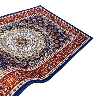 China Wholesale Available Washable Samples Thicken Prayer Mat Muslim Islamic Prayer Mat Persian Patterns Non-Slip Mats Eco-Friendly for sale