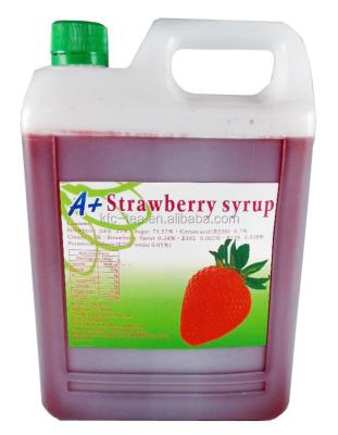 China Strawberry syrup /concentrated fruit juice granule for sale