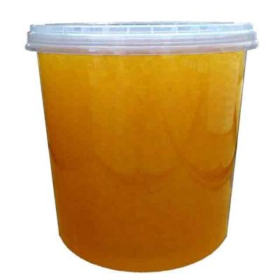 China Orange fruit juice topping boba jumping round for sale