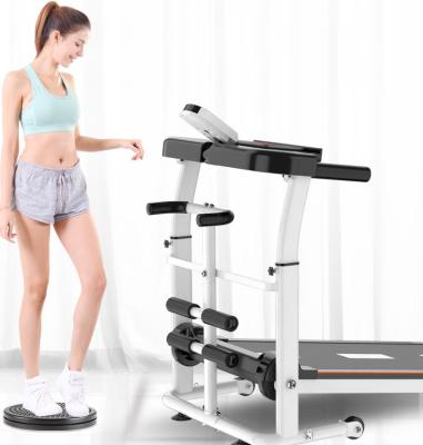 China Home Exercise Non Powered Mechanical Body Fit Mini Foldable Running Treadmill For Sale for sale