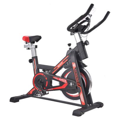 China Cheap Home Fitness Trainer Home Gym Exercise Use Indoor Equipment Cycling Spin Bike With Digital LCD Screen for sale