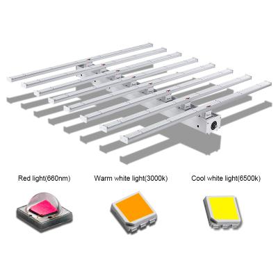 China Seed Starting 2022 New Technology Panel 800W 700W 600W Lights 6 Bar Indoor Strip IR 4 x 4 Led Bar For Growing Light for sale