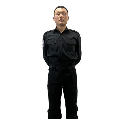 China Guard Mens Short Sleeve Shirt And Light Tactical Pants Custom Design Gray Uniform Security Guard for sale