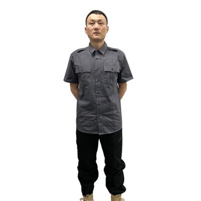 China Guard Factory Supply Wholesale Security Uniform Shirt Customize Officer Security Guard Uniform Shirts for sale