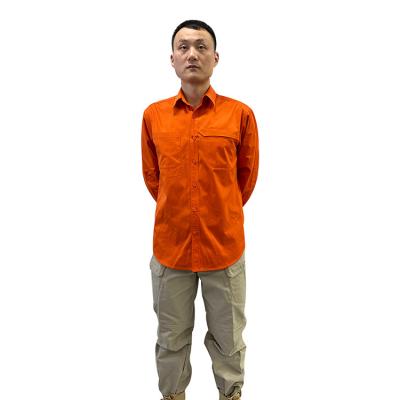 China Officer Custom Professional Comfortable Long Sleeve Men's Security Guard Uniform Slim Formal Shirts for sale