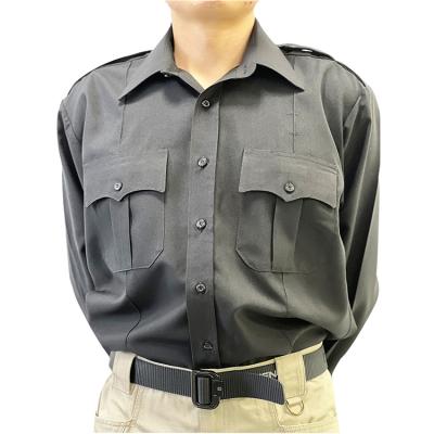 China Customize Logo Male Airport Security Guard Shirt Uniforms Security Guard Work Uniform Guard Uniforms for sale