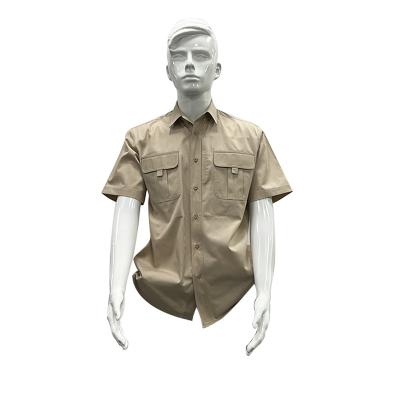 China Multi Convertible Zipper Convertible Sleeve Ripstop Officer Event Guard Patrol Uniform Ripstop Camisas Tactico Uniform Pockets Shirts for sale