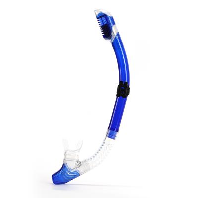 China Silicone Waterproof / Comfort Fit Full Size Snorkel For Snorkeling And Scuba Diving for sale