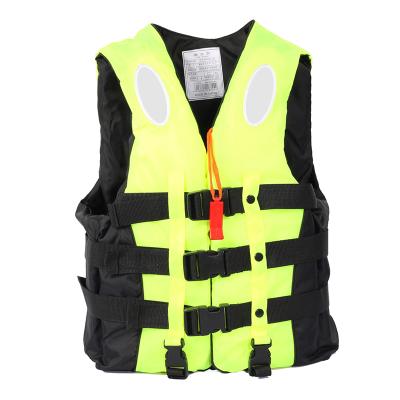 China Unisex Chinese Marine Life Jacket Orange Fishing Clothes With High Quality With Whistle for sale