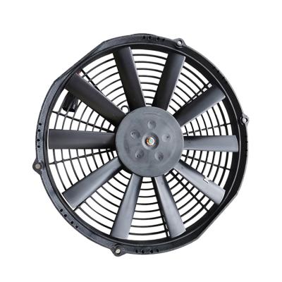 China Refrigeration Parts Evaporator Fan DC Refrigerator OEM Refrigeration Unit Parts 12 Inch Refrigerated 24v Fan For Truck for sale