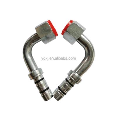 China Dn18 5/8 Common Refrigerator Connect Pipe Evaporator Condenser Parts Pipe Fittings Curved Screw 5/8 Flat Head Joint for sale