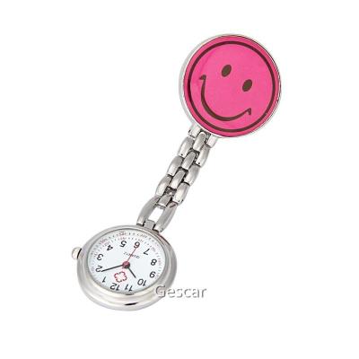 China Night Lights Nursing Beautiful Doctor Use Watch For Hospital Doctor Nurse Watch Smile Portable Pocket Quartz Watch Newest Cute for sale