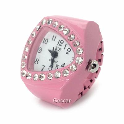 China Wholesale FASHIONABLE simple design Ring Fashional Gift Watch Diamond cute triangle watch for kids for sale