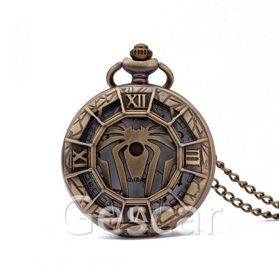 China Antique no spider face unique vintage style hollow pocket watch hollow pocket watch pocket watch wholesale for sale