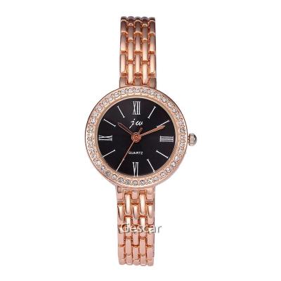 China Non-Specific Newcomer JW Bracelet Women Watch Roman Numerals Quartz Wrist Bracelet Women's Diamond Strap Watch for sale