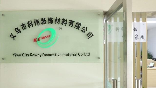 Verified China supplier - Yiwu City Keway Decorative Material Co., Ltd.