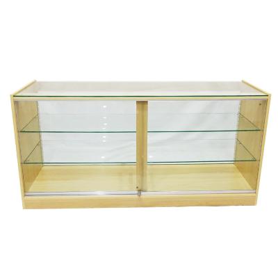 China Super Store / Chain Store / Fabric Keway Store Wholesale Melamine Plants Retail Store Shelf MDF Tempered Wholesale Retail Glass Display Case for sale