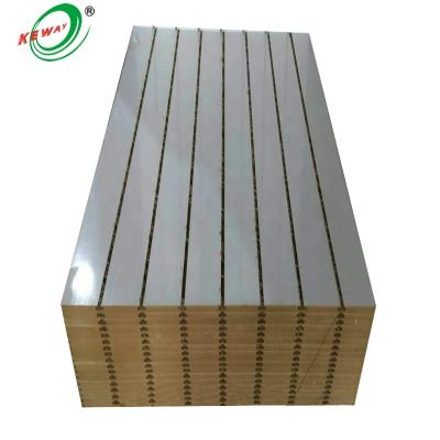 China Wholesale PVC Slatwall Panels Coconut Shell Melamine Wall Panels MDF Indoor Decorative Display Wall UV Moisture Proof Slatwall Slatwall Panels for sale