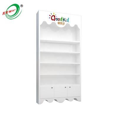 China Hot Selling Double Sided Display Cabinet Easy Assemble Shop Lacquered Clear Acrylic Nail Polish Display Rack for sale