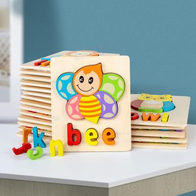 China Eco-friendly current wholesale cartoon pictures hot sale fruit toys cute colorful magnetic cardboard wooden animal puzzle for sale