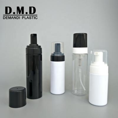 China Personal Care 100ml 150ml 120ml 200ml Plastic Empty White Clear Black Foaming Pump Bottle for sale