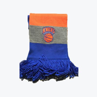 China Cheap price manufacturers china custom knitted long club fan scarf for winter for sale