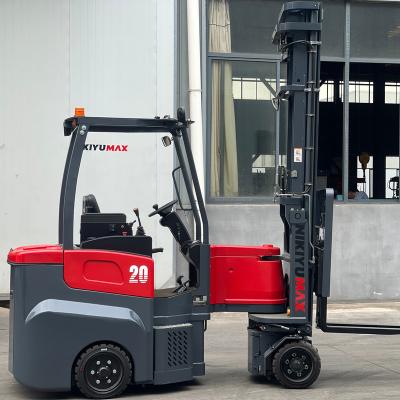 China Building Material Shops 2 Ton VNA Forklift Electric Articulated Forklift (Very Narrow Aisle) for sale