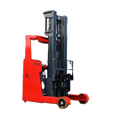 China Standing Type Small Reach Truck Standing Type Small Reach Truck 1500kg Capacity Electric Reach Truck Stand On For Warehouse Use for sale