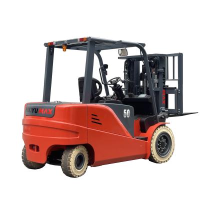 China Building Material Shops 5 Ton Heavy Duty Lead Acid Electric Forklift Counterweight Truck For Sale for sale