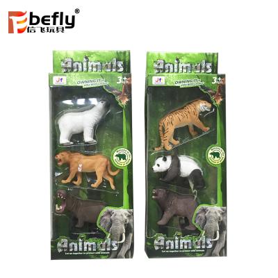 China China lion cheap hollow panda bear promotion tiger vivid wild animal toys for sale