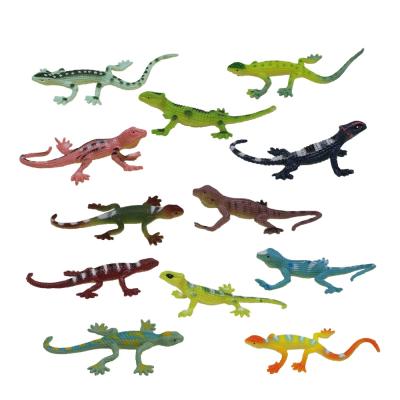 China Mini Promotion Series Bulk Animal Model Plastic Reptile Lizard Toy for sale