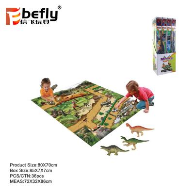 China Educational toy juguetes por mayor china kids playmat funny toy with plastic dinosaur model for sale