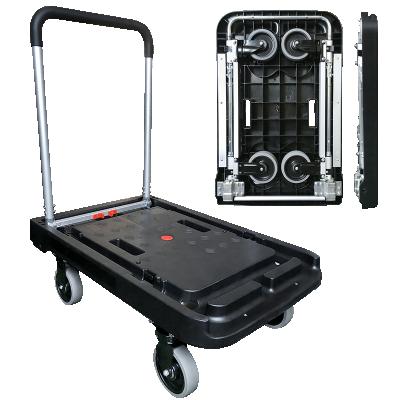 China New Design Foldable 250kg Platform Hand Trolley Easy-Carry Aluminum Wheels For Luggage Carrying for sale